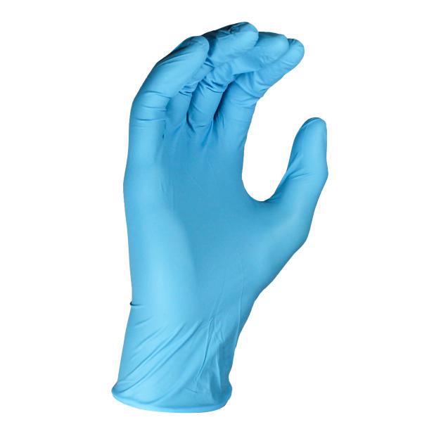 Medium Blue Disposable Nitrile Gloves Powder Free